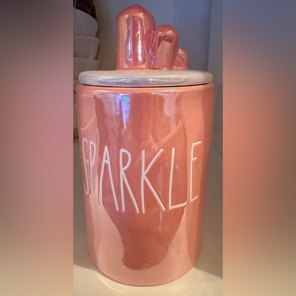 Rae Dunn SPARKLE Iridescent Candle
